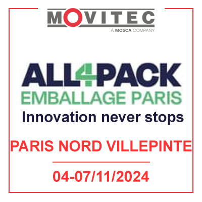 All4pack, emballage, Paris, Movitec, Mosca